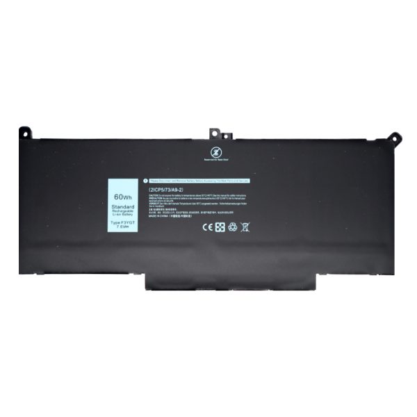 F3YGT Laptop Battery 60Wh