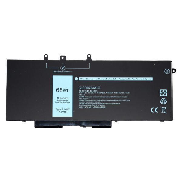 GJKNX Laptop Battery 68Wh